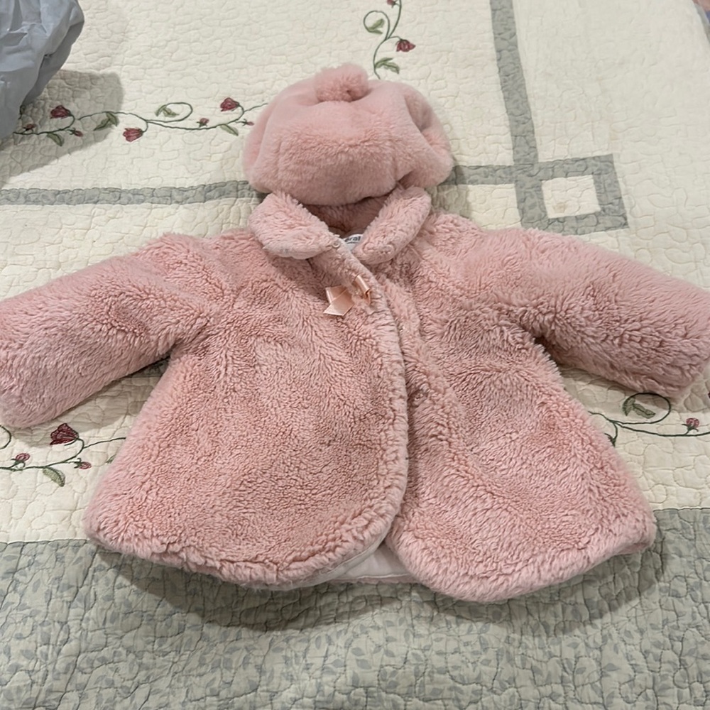 12m mayoral infant coat with matching hat